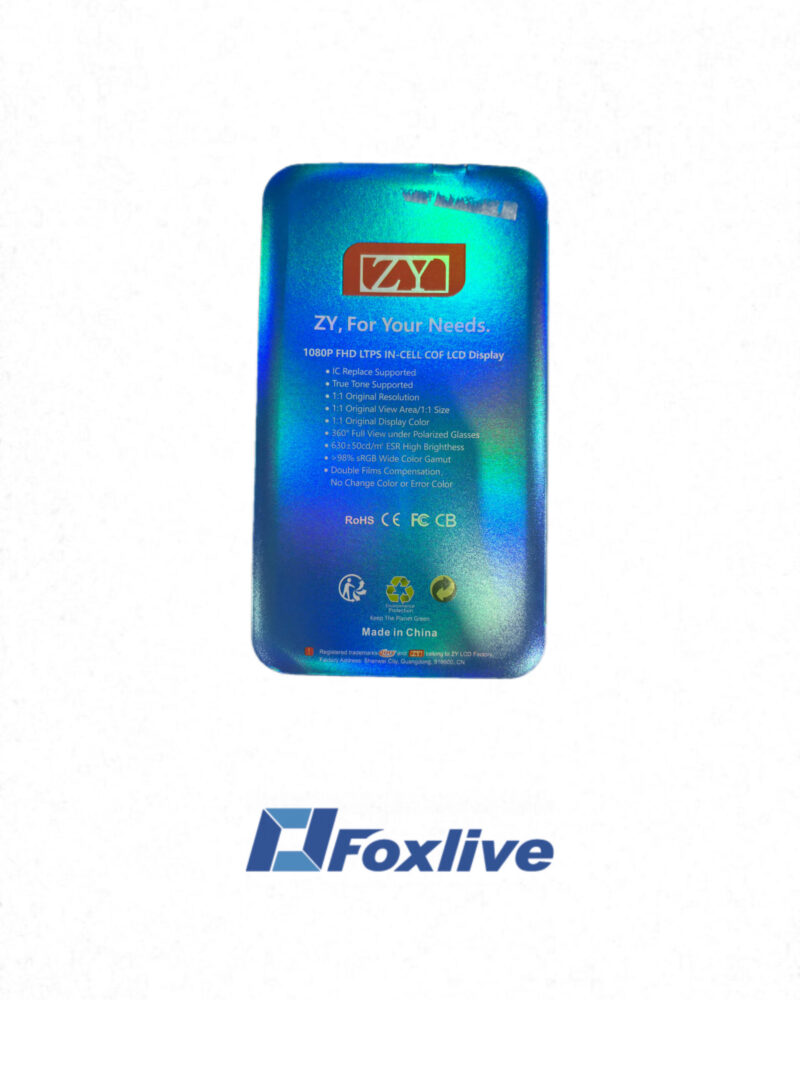 Pantalla Compatible iPhone X Completa LCD + Táctil marca ZY serie INCELL-COF - Imagen 2